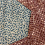Sweet Antique Paper Pieced Quilt Patch