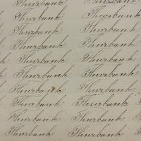 Prudence Wells's (Shelburne, MA) Lovely Early 19th Century Penmanship Notebook