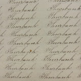 Prudence Wells's (Shelburne, MA) Lovely Early 19th Century Penmanship Notebook
