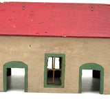 Excellent Form, Excellent Paint: c. 1920s-40s Scratch Made Wooden Stables