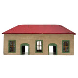 Excellent Form, Excellent Paint: c. 1920s-40s Scratch Made Wooden Stables