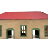 Excellent Form, Excellent Paint: c. 1920s-40s Scratch Made Wooden Stables