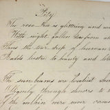Prudence Wells's (Shelburne, MA) Lovely Early 19th Century Penmanship Notebook