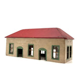 Excellent Form, Excellent Paint: c. 1920s-40s Scratch Made Wooden Stables