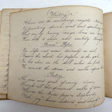 Prudence Wells's (Shelburne, MA) Lovely Early 19th Century Penmanship Notebook