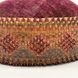 Impossibly Fine, Beautiful Condition Antique Mi'kmaq Curlicue Basketry Pin Cushion