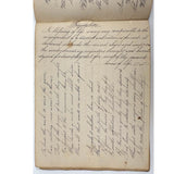 Prudence Wells's (Shelburne, MA) Lovely Early 19th Century Penmanship Notebook