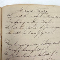 Prudence Wells's (Shelburne, MA) Lovely Early 19th Century Penmanship Notebook