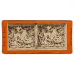 Case of Stuffed Birds, Striking and Evocative Albumen Stereoview. c. 1870, John Soule, Boston