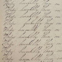 Prudence Wells's (Shelburne, MA) Lovely Early 19th Century Penmanship Notebook