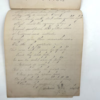 Prudence Wells's (Shelburne, MA) Lovely Early 19th Century Penmanship Notebook