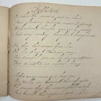 Prudence Wells's (Shelburne, MA) Lovely Early 19th Century Penmanship Notebook