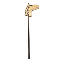 Very Sweet Folk Art Hobby Horse