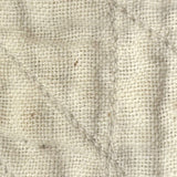 Subtle Beauty, Intensively Hand-Quilted Antique Doll Quilt with Eight Point Stars