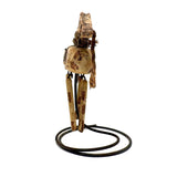 SOLD Wonderful Antique Folk Art Toy Horse on Perfect Wire Stand, As Found