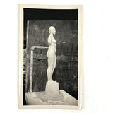 Standing Nude in Process, Old Snapshot of Artist's Studio