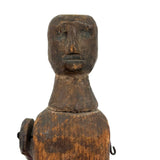 One Armed But Very Beautiful 19th Century Wood and Tin Articulated Figure