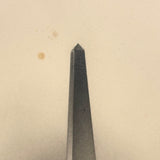 Lonely at the Top: c. 1830s Graphite and Charcoal Drawing of Obelisk Monument