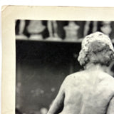 Seated Nude with Back Turned, Lovely Old Snapshot of Artist's Studio