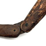 One Armed But Very Beautiful 19th Century Wood and Tin Articulated Figure