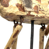 SOLD Wonderful Antique Folk Art Toy Horse on Perfect Wire Stand, As Found