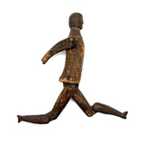 One Armed But Very Beautiful 19th Century Wood and Tin Articulated Figure
