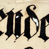 Calender, 1856, Dramatically Inked Fraktur Bookplate
