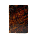 Very Wonderful 19th Century Paint Decorated Treen Book Box with Slide Opening, Signed Mark Bailey