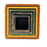 Excellent Old Painted Wood Nesting / Stacking Box Set with Jointed Corners, Beautifully Aged