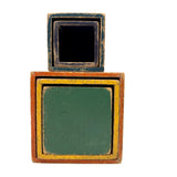 Excellent Old Painted Wood Nesting / Stacking Box Set with Jointed Corners, Beautifully Aged