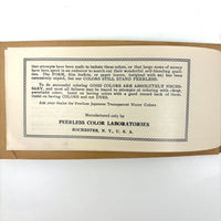 SOLD Lovely (and Usable) Booklet of Nicholson's Peerless Japanese Transparent Watercolors