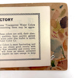 SOLD Lovely (and Usable) Booklet of Nicholson's Peerless Japanese Transparent Watercolors