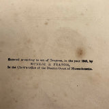 The Riddler, G.W Cottrell, Boston, 1845 - Amazing Wallpaper Covered Book of Word Puzzles