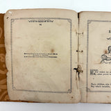 The Riddler, G.W Cottrell, Boston, 1845 - Amazing Wallpaper Covered Book of Word Puzzles