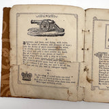 The Riddler, G.W Cottrell, Boston, 1845 - Amazing Wallpaper Covered Book of Word Puzzles