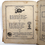The Riddler, G.W Cottrell, Boston, 1845 - Amazing Wallpaper Covered Book of Word Puzzles