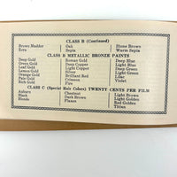SOLD Lovely (and Usable) Booklet of Nicholson's Peerless Japanese Transparent Watercolors