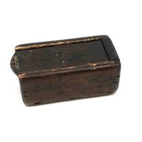 Very Unusual and Very Excellent 19th Century Folk Art Steel Dominoes in Original Custom Carved Box
