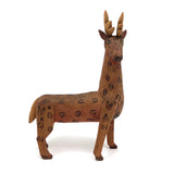 Older Mexican Folk Art Carved Deer Alebrije in the Manner of Manuel Jimenez