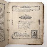 The Riddler, G.W Cottrell, Boston, 1845 - Amazing Wallpaper Covered Book of Word Puzzles