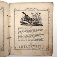 The Riddler, G.W Cottrell, Boston, 1845 - Amazing Wallpaper Covered Book of Word Puzzles
