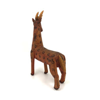 Older Mexican Folk Art Carved Deer Alebrije in the Manner of Manuel Jimenez