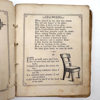 The Riddler, G.W Cottrell, Boston, 1845 - Amazing Wallpaper Covered Book of Word Puzzles
