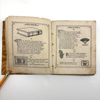 The Riddler, G.W Cottrell, Boston, 1845 - Amazing Wallpaper Covered Book of Word Puzzles
