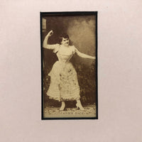 Set of 3 1890s Kinney Brothers Actresses Series Cigarette Cards, Newly Matted