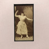 Set of 3 1890s Kinney Brothers Actresses Series Cigarette Cards, Newly Matted