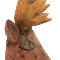 Older Mexican Folk Art Carved Deer Alebrije in the Manner of Manuel Jimenez