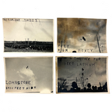 Aviation History:  Hoxsey, Johnstone, Latham, and Aeroplane Sheds, Four Wonderfully Annotated Pre-1910 Snapshots
