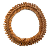 Infinity Loop: Interlocking Bits Folk Art Whimsy Wreath, 10 Inch diameter
