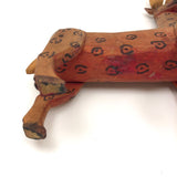 Older Mexican Folk Art Carved Deer Alebrije in the Manner of Manuel Jimenez